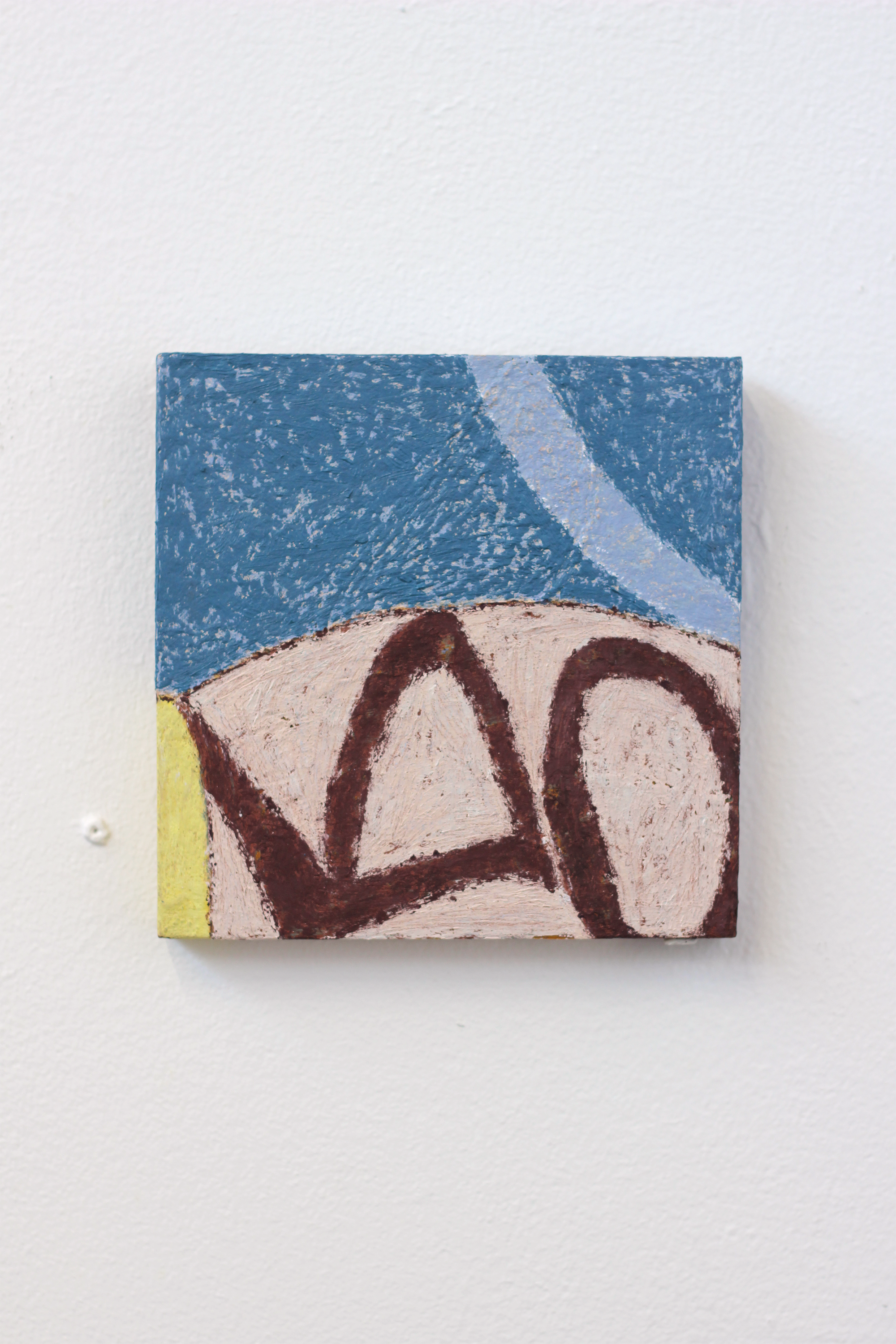 Small abstract oil painting