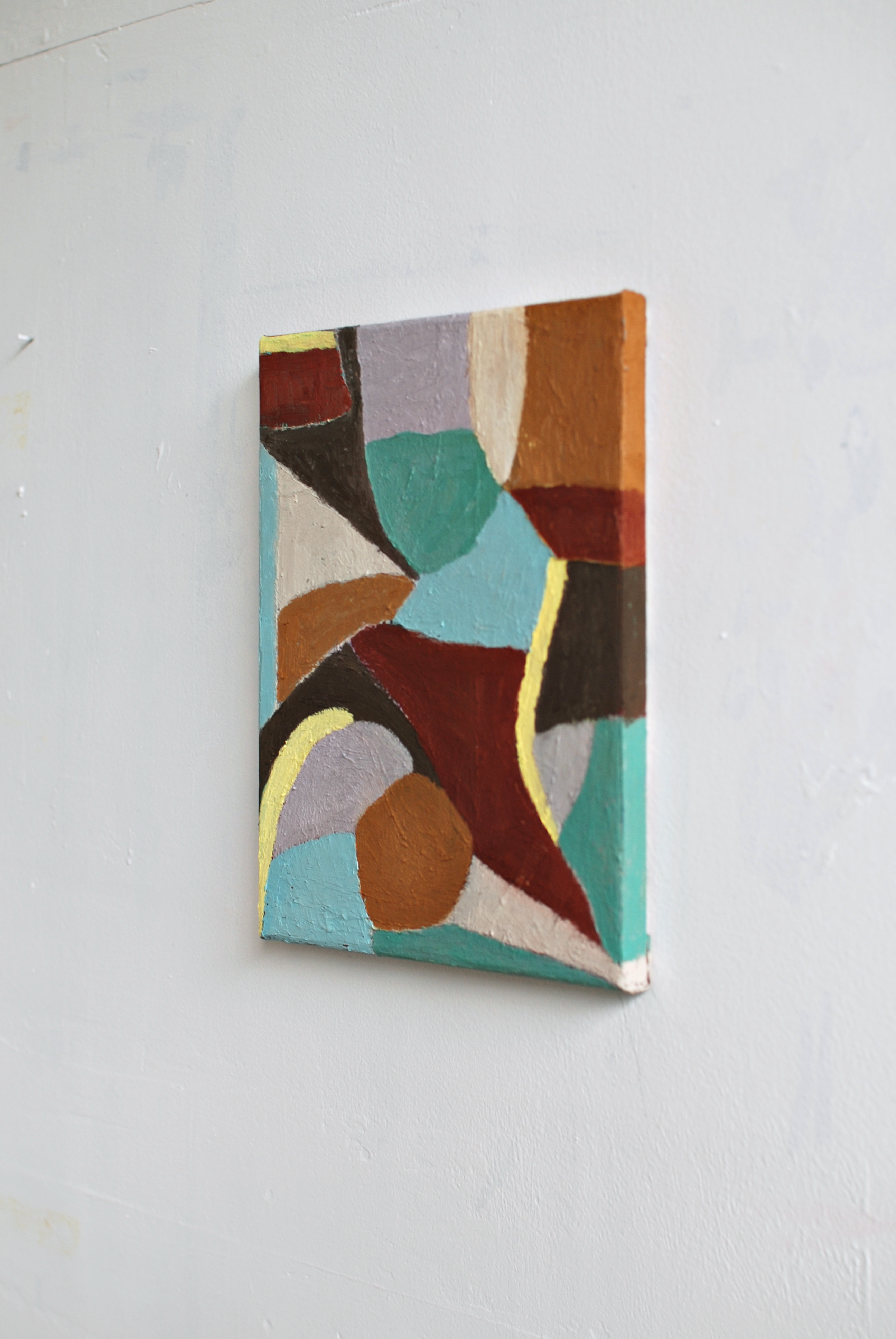 Abstract oil painting