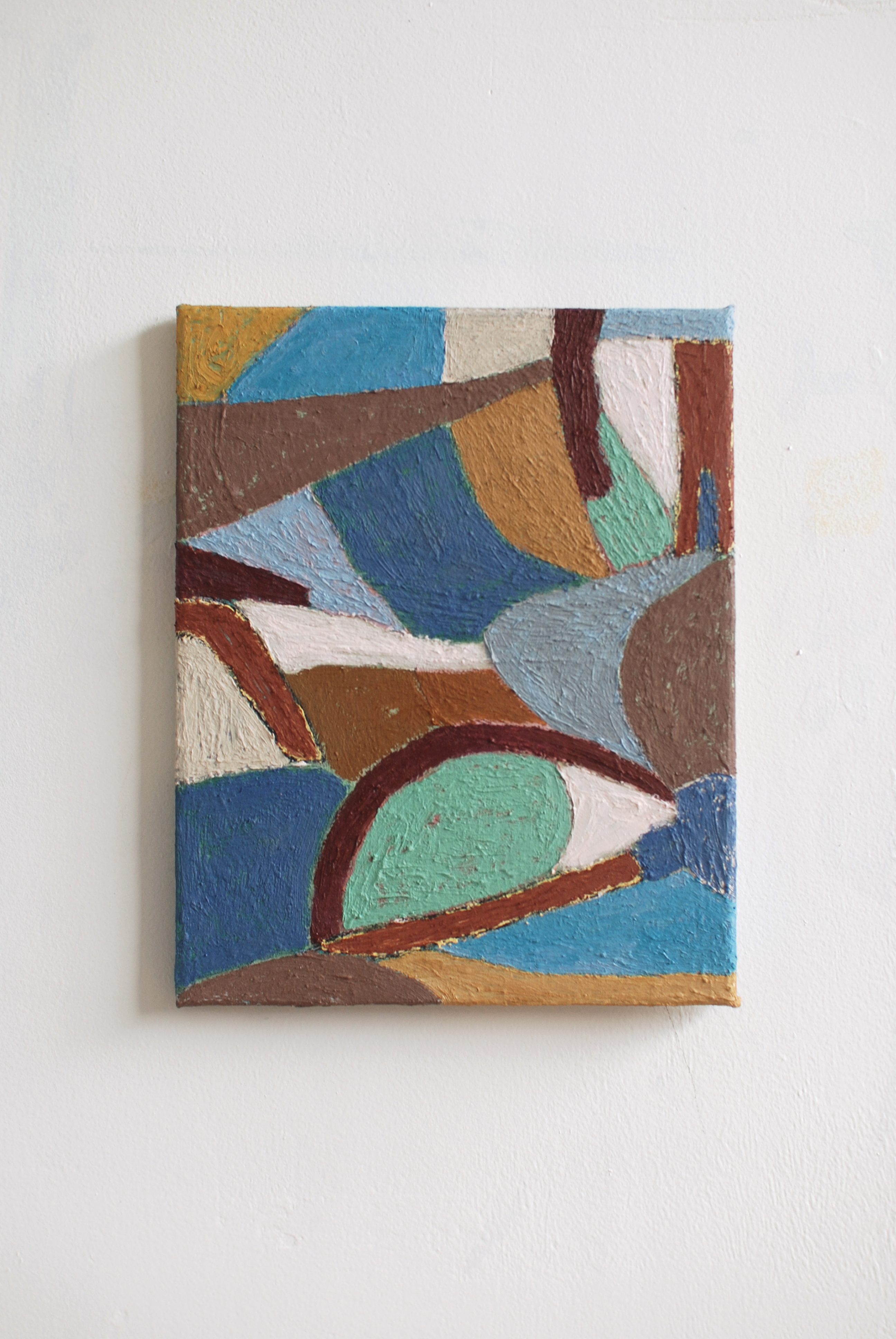 Abstract oil painting